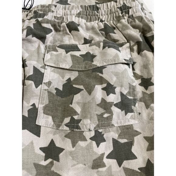 Monrow Joggers Women's Large NWT Star Camo Joggers Elastic Waist Green Tea - Picture 8 of 10